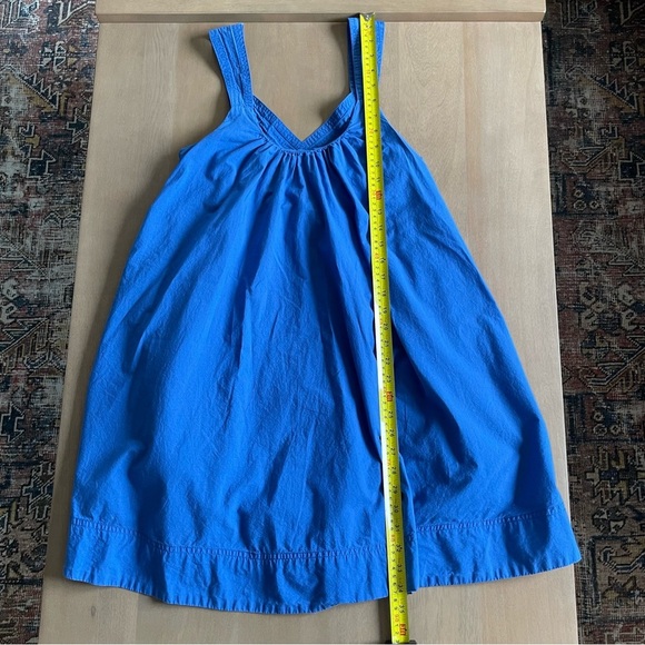 Anthropologie Maeve Vibrant Blue Cross Back Mini Dress - Picture 9 of 9